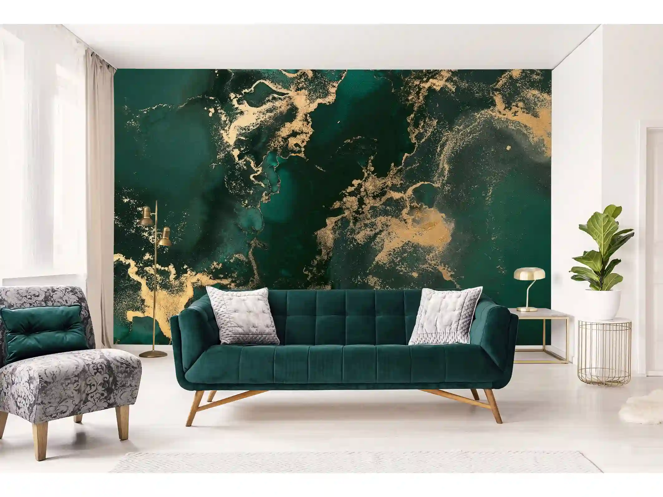 Historic home wallpaper installation