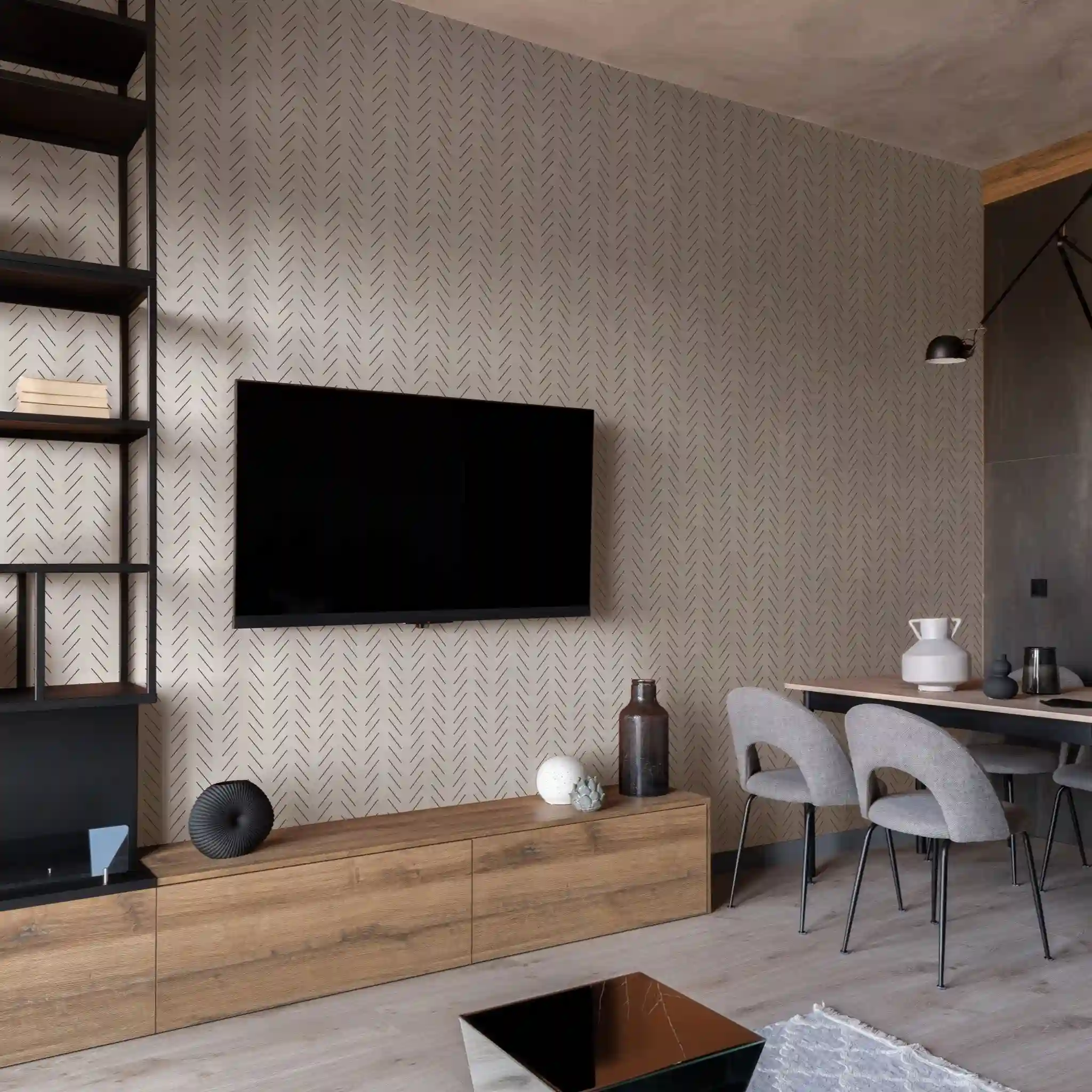 Commercial wallpaper project in St. Cloud
